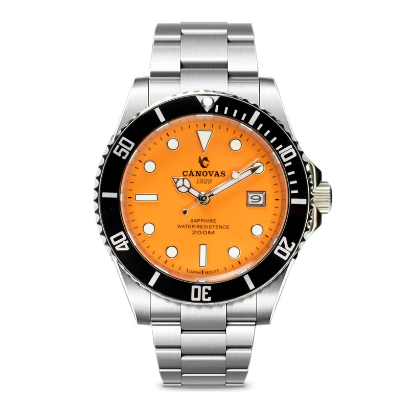 Reloj Canovas 1929 Acero Orange