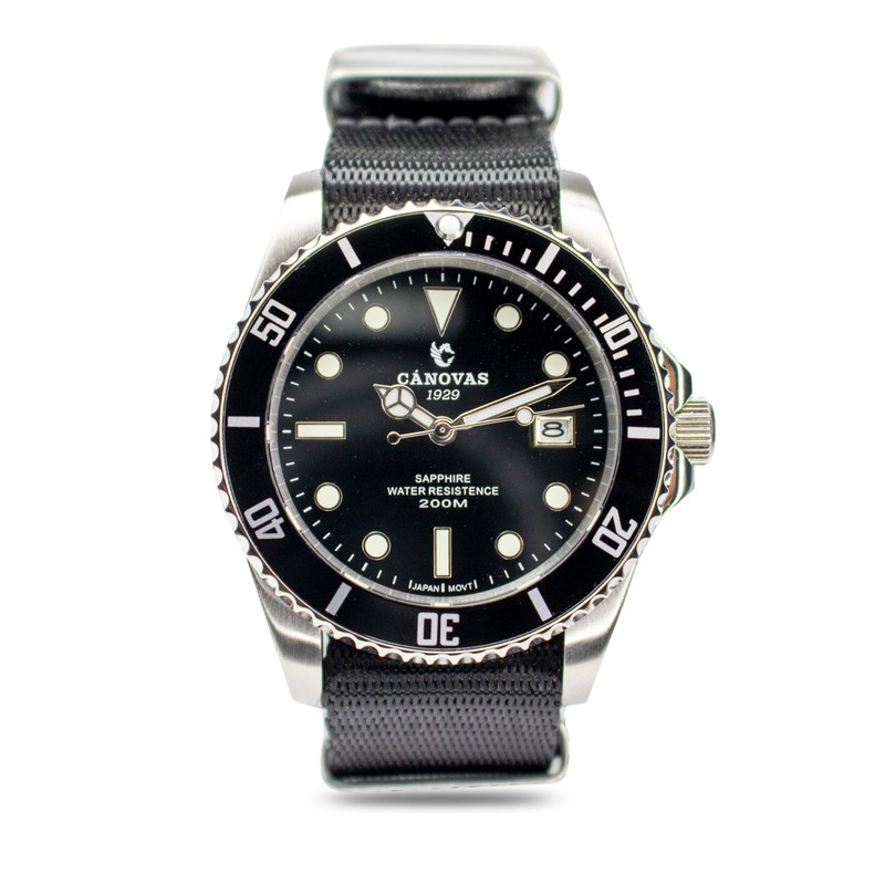 Reloj Canovas 1929 Nylon Negro